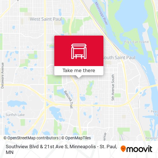 Mapa de Southview Blvd & 21st Ave S