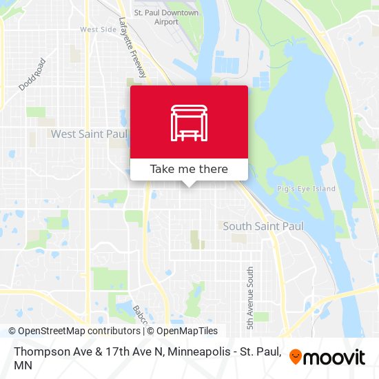 Thompson Ave & 17th Ave N map