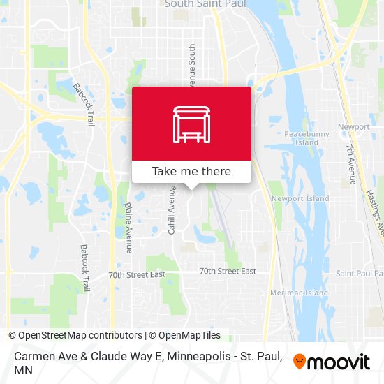 Mapa de Carmen Ave & Claude Way E