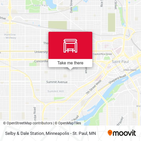 Selby & Dale Station map