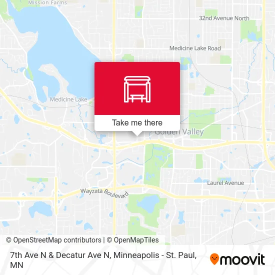 7th Ave N & Decatur Ave N map