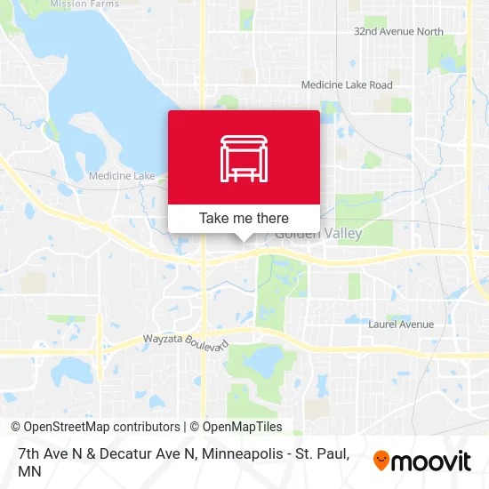 7th Ave N & Decatur Ave N map