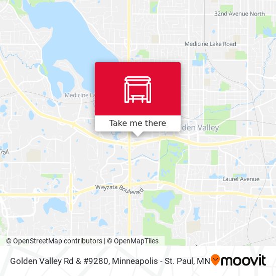 Golden Valley Rd & #9280 map