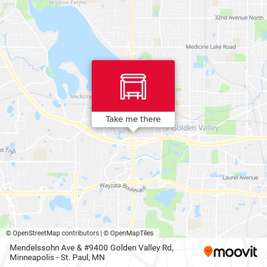 Mendelssohn Ave & #9400 Golden Valley Rd map