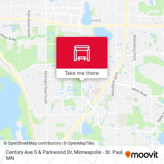 Mapa de Century Ave S & Parkwood Dr