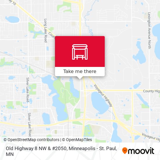 Old Highway 8 NW & #2050 map