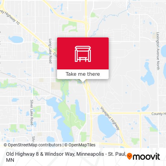 Old Highway 8 & Windsor Way map