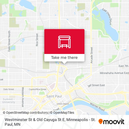 Westminster St & Old Cayuga St E map