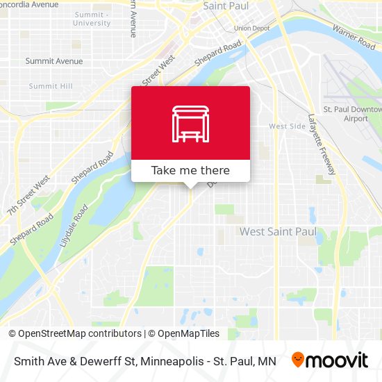 Mapa de Smith Ave & Dewerff St