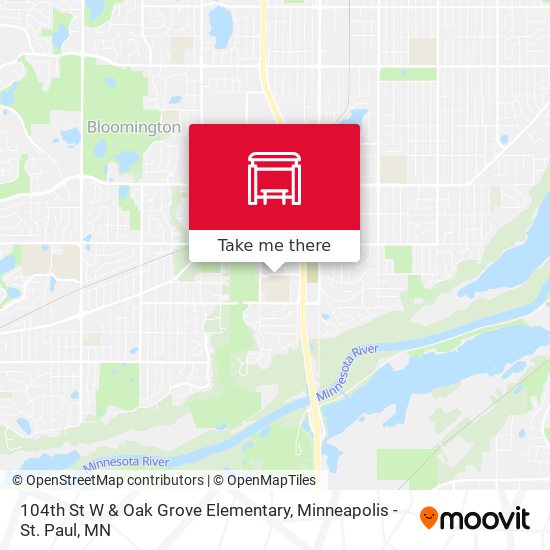 104th St W & Oak Grove Elementary map