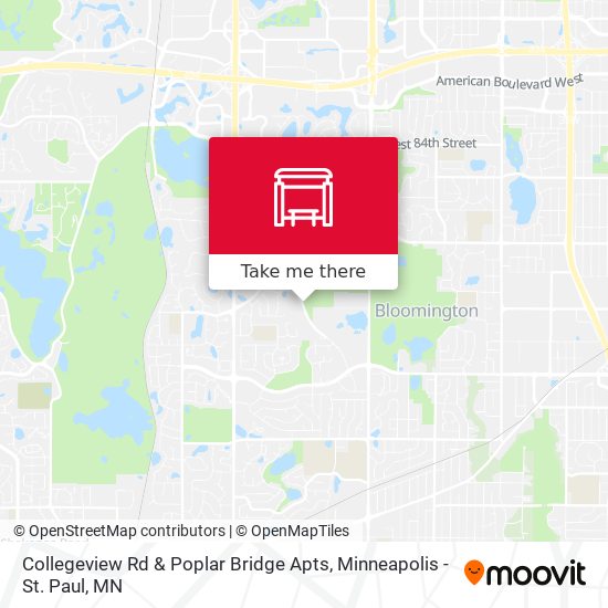 Collegeview Rd & Poplar Bridge Apts map
