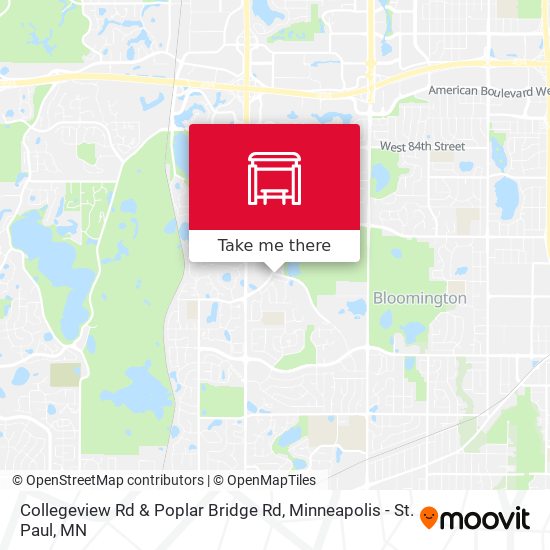 Mapa de Collegeview Rd & Poplar Bridge Rd