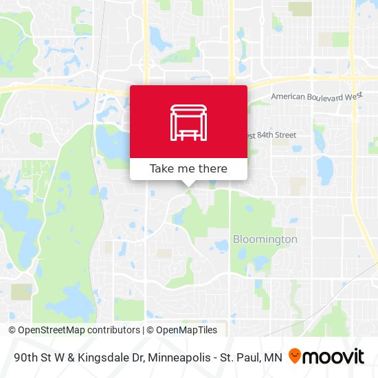Mapa de 90th St W & Kingsdale Dr