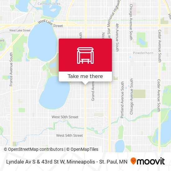 Mapa de Lyndale Av S & 43rd St W