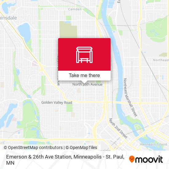 Mapa de Emerson & 26th Ave Station