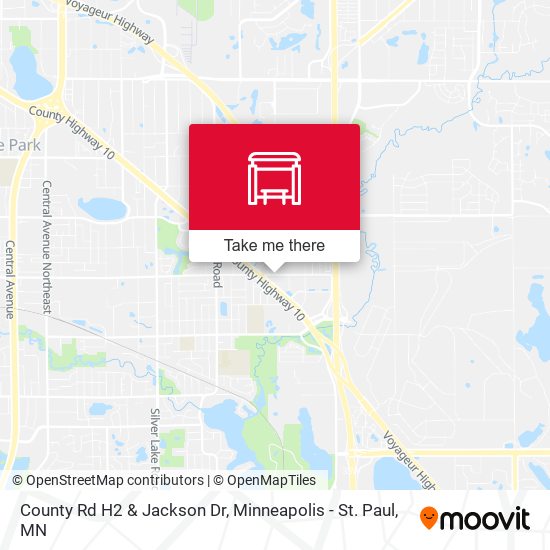Mapa de County Rd H2 & Jackson Dr