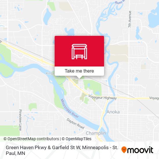 Mapa de Green Haven Pkwy & Garfield St W