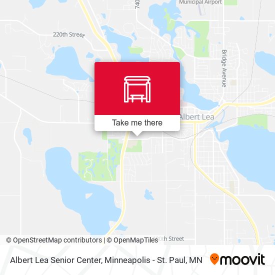 Albert Lea Senior Center map