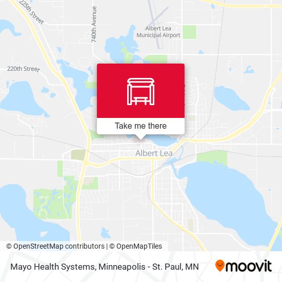 Mayo Health Systems map