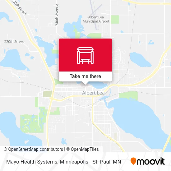 Mayo Health Systems map