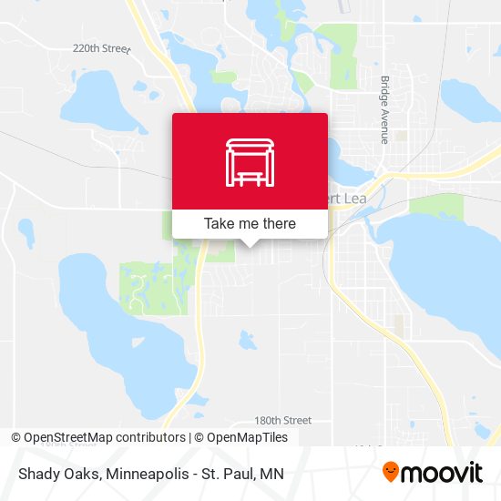 Mapa de Shady Oaks
