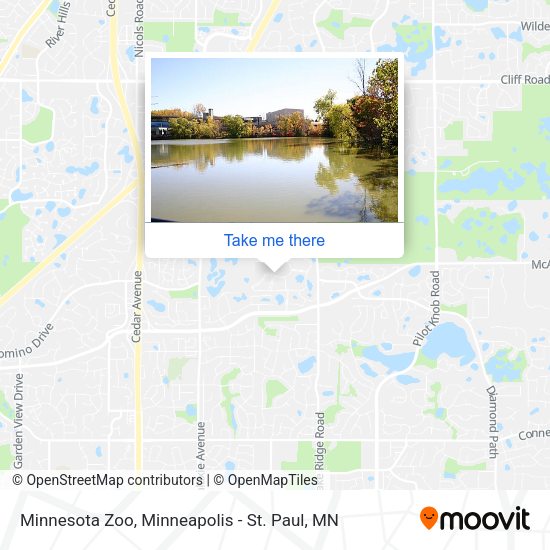 Mapa de Minnesota Zoo