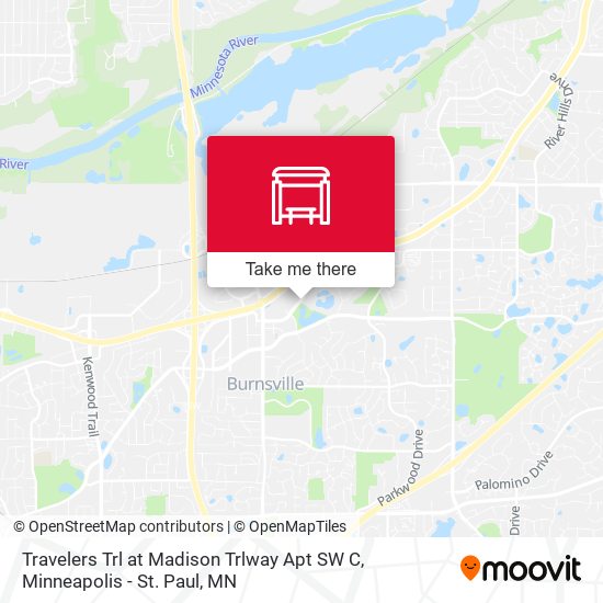 Travelers Trl at Madison Trlway Apt SW C map