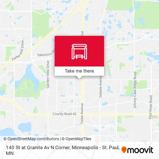 140 St at Granite Av N Corner map
