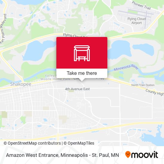 Mapa de Amazon West Entrance