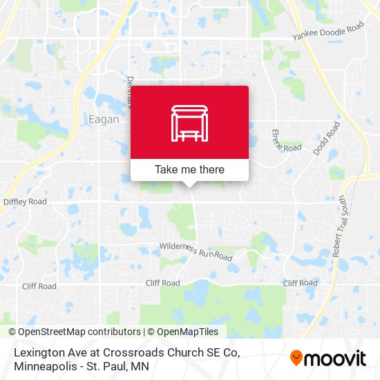 Mapa de Lexington Ave at Crossroads Church SE Co