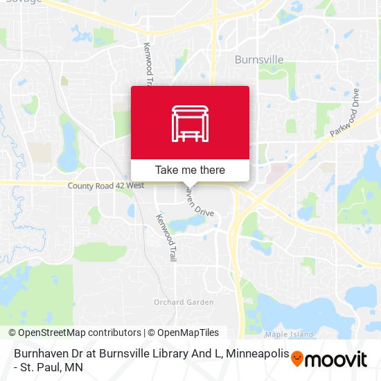Mapa de Burnhaven Dr at Burnsville Library And L