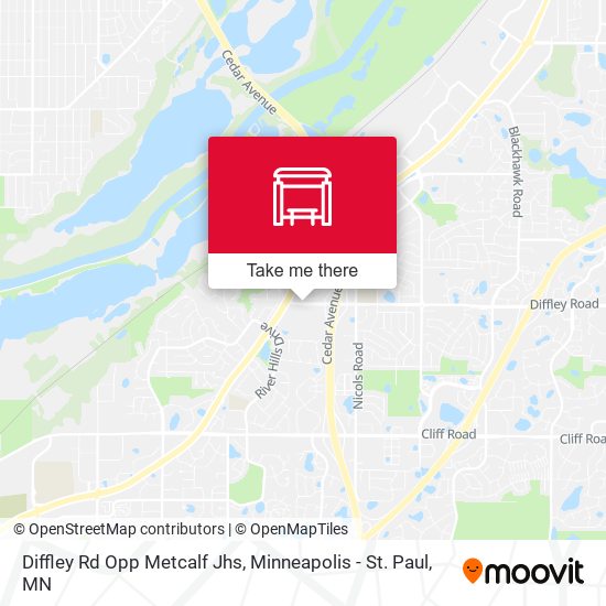 Diffley Rd Opp Metcalf Jhs map