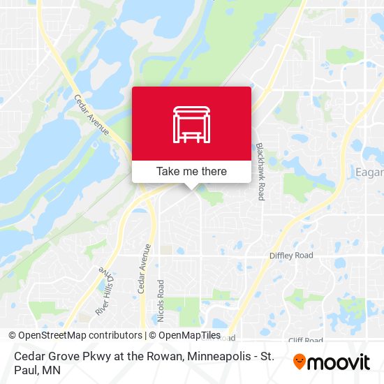 Mapa de Cedar Grove Pkwy at the Rowan