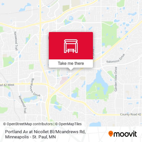 Portland Av at Nicollet Bl / Mcandrews Rd map