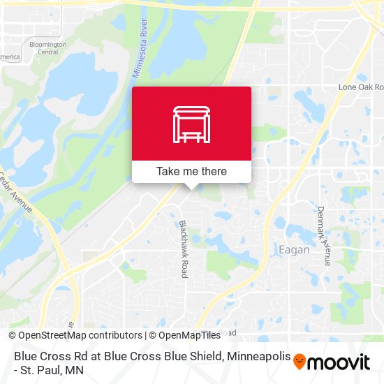 Blue Cross Rd at Blue Cross Blue Shield map