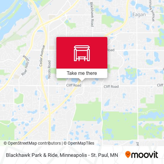 Mapa de Blackhawk Park & Ride