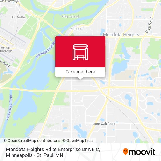 Mendota Heights Rd at Enterprise Dr NE C map