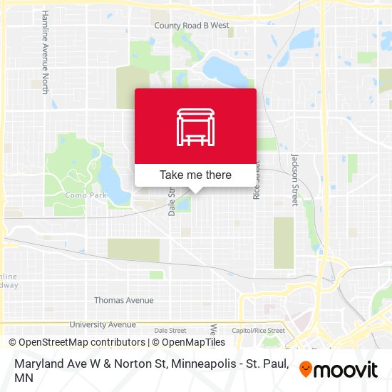 Mapa de Maryland Ave W & Norton St