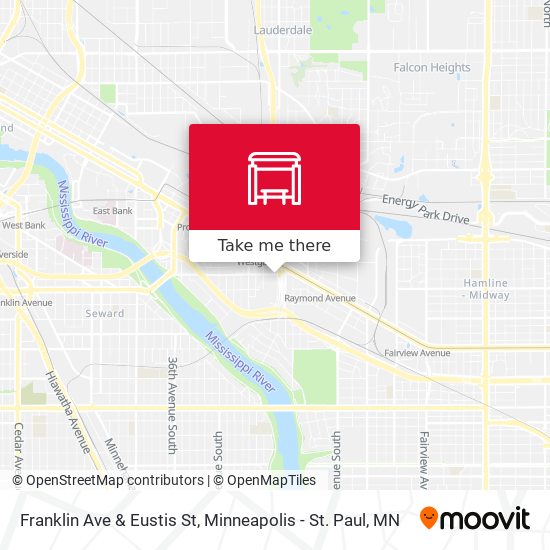 Franklin Ave & Eustis St map