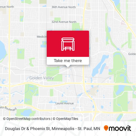 Douglas Dr & Phoenix St map
