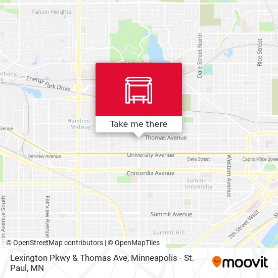 Lexington Pkwy & Thomas Ave map