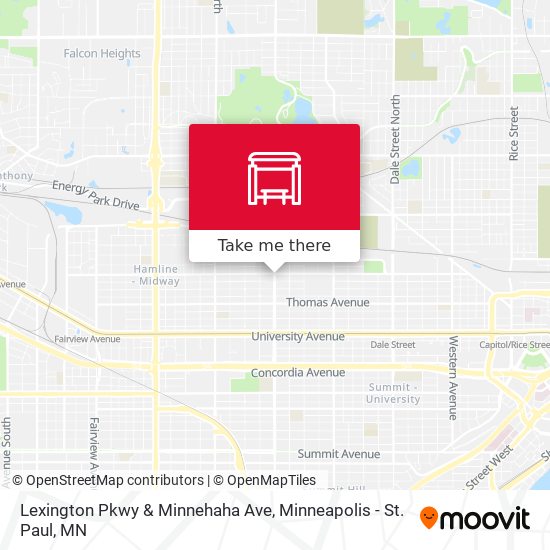 Mapa de Lexington Pkwy & Minnehaha Ave