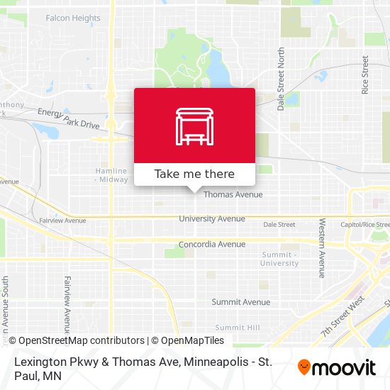 Lexington Pkwy & Thomas Ave map