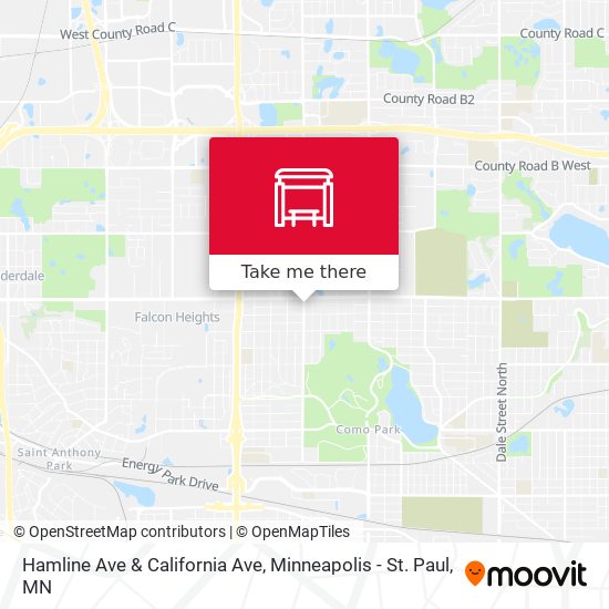 Hamline Ave & California Ave map