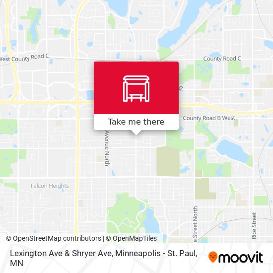 Mapa de Lexington Ave & Shryer Ave