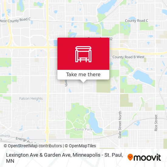 Lexington Ave & Garden Ave map