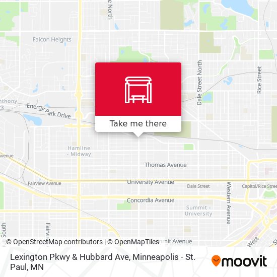 Lexington Pkwy & Hubbard Ave map