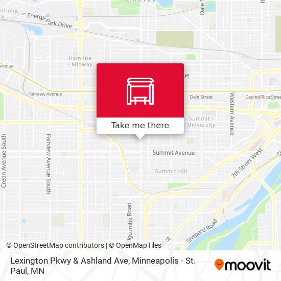 Lexington Pkwy & Ashland Ave map