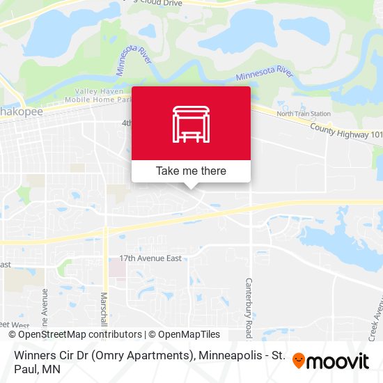 Winners Cir Dr (Omry Apartments) map