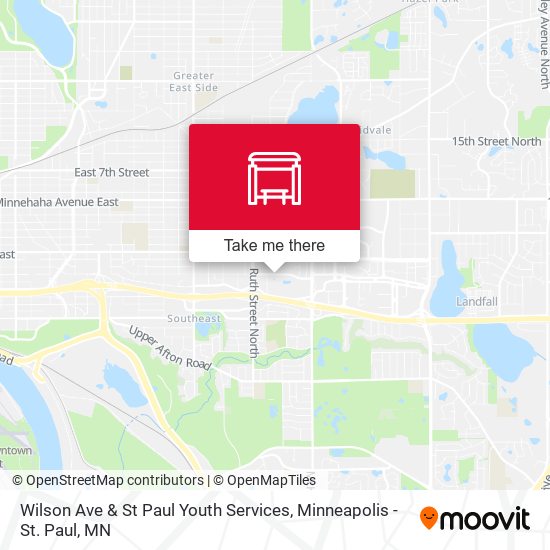 Wilson Ave & St Paul Youth Services map